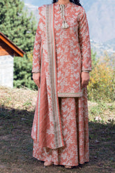 CARNATION - Printed Unstitched Khaddar Suit (3 Piece) 3129
